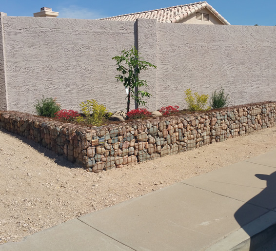 MailBox, House Number and Planter