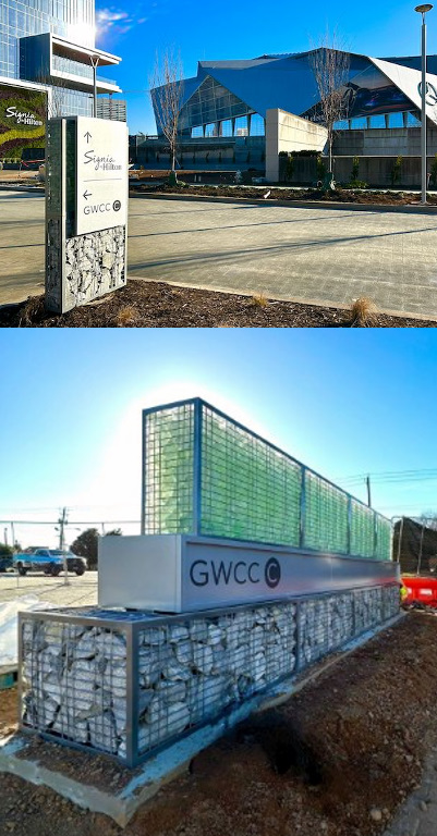 Gabion Signs